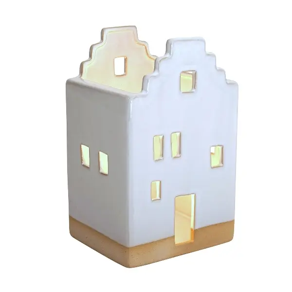 Photophore Maison 12x10x21 cm