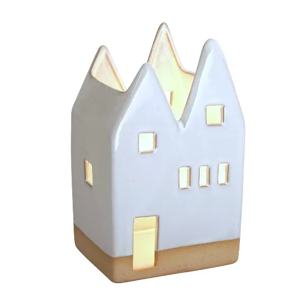 [W54106] Photophore Maison 12x10x20 cm