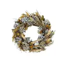 Couronne de fleurs séchées D30 cm