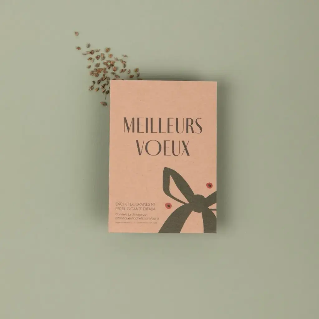 Meilleurs Voeux - Sachet de graines de Persil