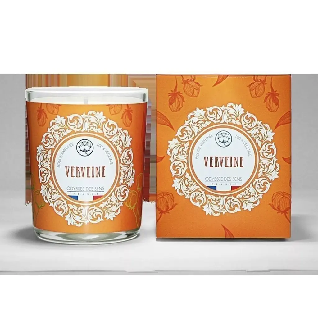 [ODS022] Bougie Mèche coton 180g VERVEINE