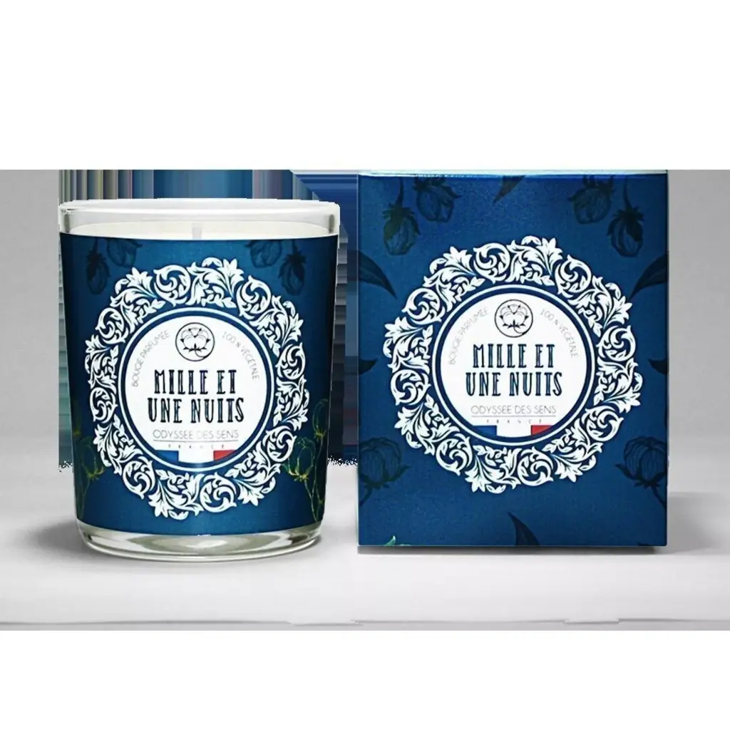 [ODS024] Bougie Mèche coton 180g 1001 NUITS