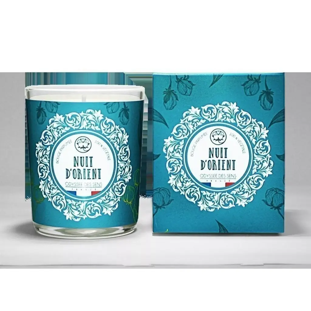 Bougie Mèche coton 180g NUIT D'ORIENT
