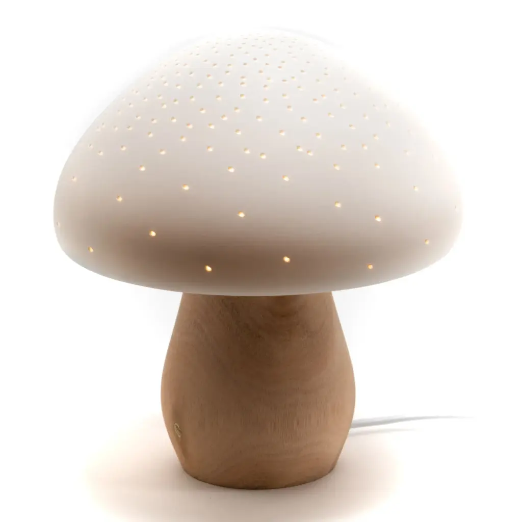 [CAD159738] Lampe champignon céramique
