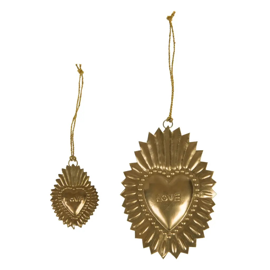 [CAD169884] Set 2 coeurs Ex-Voto métal