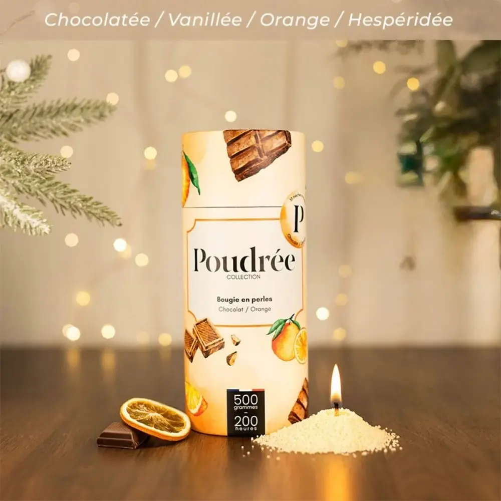 [CNCO] Bougies perles de cire - Chocolat Orange