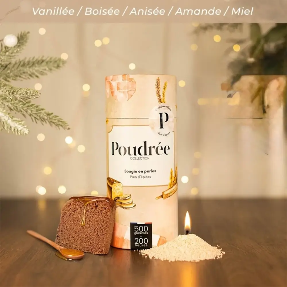 [POUCNPE] Bougie Poudrées - Pain d'Epices