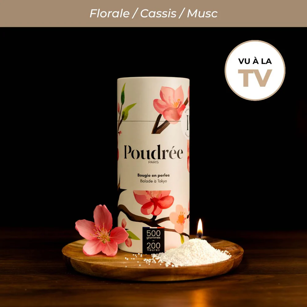 [POUCFFS] Bougie Poudrées - Fleur de Sakura