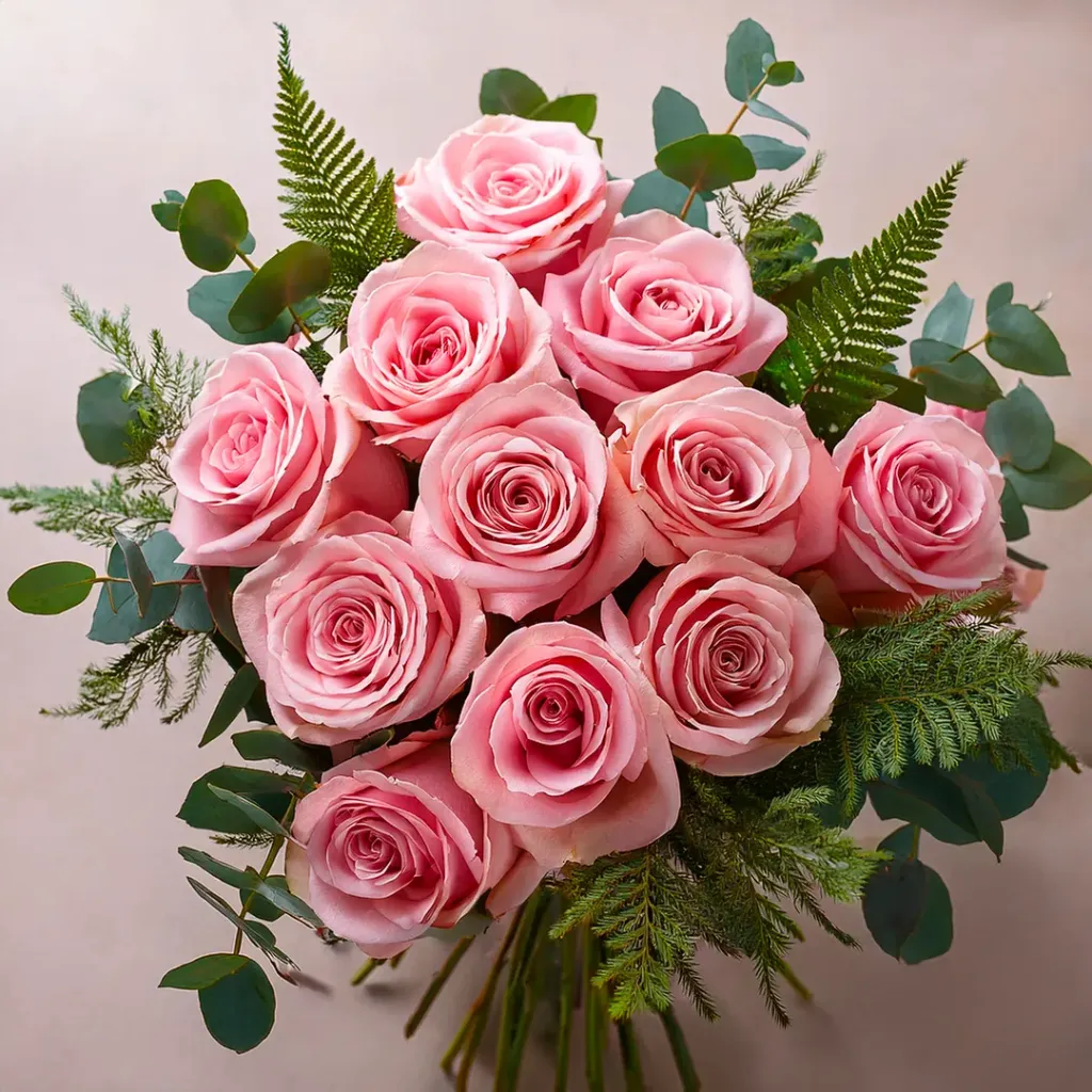 Bouquet composé de Rose - Éclosion de Tendresse
