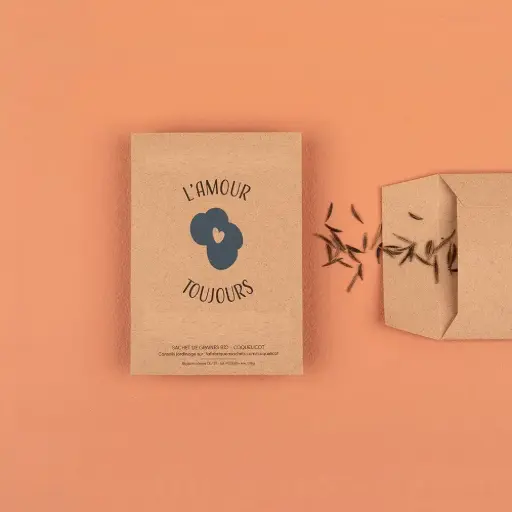 [LFAS6] L'amour toujours - Sachet de graines de bleuet