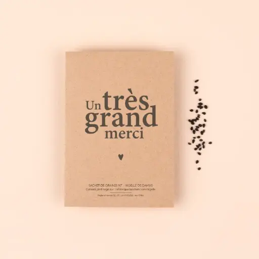 [LFAS9] Un très grand merci - Sachet de graines de Nigelle