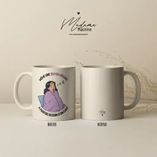 [MM007] Mug - Super-Héroïne