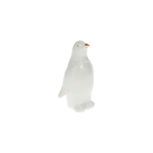[CAD169301] Pingouin céramique blanche